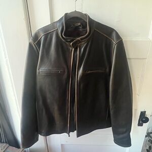 Vintage Wilsons Leather Dark Brown Jacket